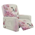 thumbnail image 1 of FUIALDOLG 4-Pieces Hummingbird Cherry Blossom Print Recliner Sofa Covers Stretch Washable Reclining Couch Covers for Reclining Chair Sofa Slipcovers Fall Furniture Protector, 1 of 7