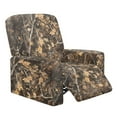 thumbnail image 1 of FUIALDOLG 4-Pieces Recliner Sofa Covers Brown Hunting Camo Pattern Stretch Reclining Couch Covers for Reclining Chair Sofa Slipcovers Furniture Protector, 1 of 7