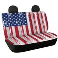 thumbnail image 1 of FUIALDOLG 4th of July Car Back Seat Covers Featuring Distressed American Flag, 2 Pieces Non Slip Waterproof Seat Protectors for Suv Truck Van, 1 of 4