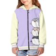 thumbnail image 1 of FUIALDOLG 8-10 Years Boys Zip Up Hoodies Kids Cartoon Sharks Purple Graphic Hooded Sweatshirt with Pockets Casual Winter Jackets, 1 of 7