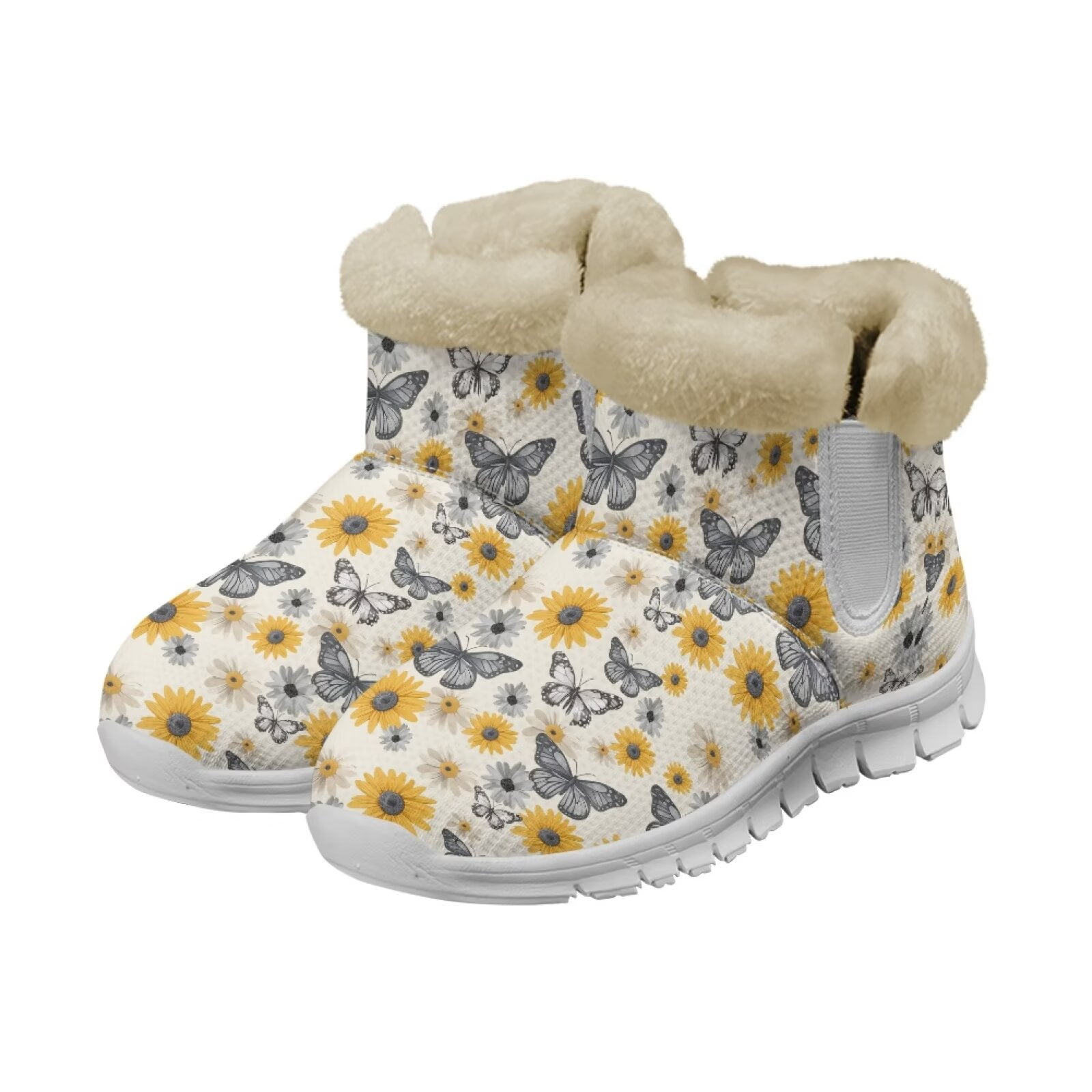 INUIKII Comfy outdoor FAshion Curly Rock Enkelboots Enkellaarsjes Dames INUIKII Comfy outdoor FAshion Curly Rock Enkelboots Enkellaarsjes Dames