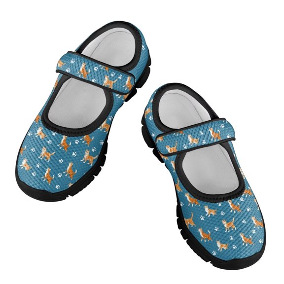 FUIALDOLG Baby's First Walking Shoes Girl Buckle Strap Toddler Soft Sole Breathable Mary Jane Princess Shoes for Little Kids