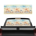 thumbnail image 1 of FUIALDOLG Beach Starfish Perforated Rear Window Decal Graphic, 66.9 x 22.4 Inch Waterproof See-Through Sticker for Trucks, Pickups, SUVs and Business Windows, 1 of 8