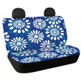 thumbnail image 1 of FUIALDOLG Blue White Daisy Non-Slip Replacement Seat Protectors Set of 2, Waterproof All Weather Car Back Seat Cover for Auto Car Interior, 1 of 4