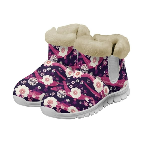 FUIALDOLG Boots for Women Ankle Booties Winter Snow Boots Water Resistant Hiking Work Boots Comfortable Outdoor Shoes