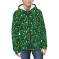 thumbnail image 1 of FUIALDOLG Boys Green Christmas Tree Hoodie Boy Girls Zip Up Hoodies with Pocket Toddler Boy Kids Cute Sweatshirt Winter Outerwear Jackets 8-10 Years, 1 of 7
