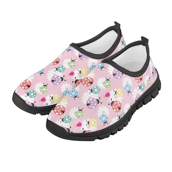 FUIALDOLG Boys and Girls Slip on Sneakers Casual Dress Shoes Kids Lightweight Breathable Athletic Running Shoes