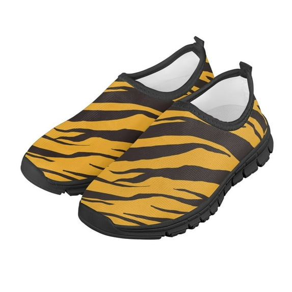 FUIALDOLG Boys and Girls Slip on Sneakers Casual Dress Shoes Kids Lightweight Breathable Athletic Running Shoes