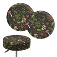 thumbnail image 1 of FUIALDOLG Breathable Dining Chair Slipcovers for Bathroom Kitchen, Polyester Stretchy Bar Stool Seat Slipcovers with Elastic Bands, 1 of 6