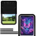 thumbnail image 1 of FUIALDOLG Butterfly Flower RV Window Shade,17.3x26 inch Foldable Blackout Camper Door Window Cover for Sun Shades UV Rays Protection, Purple Galaxy Fashion RV Accessories Universal Fit, 1 of 7