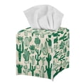 thumbnail image 1 of FUIALDOLG Cactus Tissue Box Cover Waterproof PU Leather Car Tissue Holder Square Tissues Boxes Organizer for Bathroom Vanity, Night Stands, Office, Home, Kitchen, 1 of 7