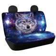 thumbnail image 1 of FUIALDOLG Car Back Seat Covers for Auto Interior Automotive, Galaxy Wolf 2 Pack Car Rear Seat Protectors Protects Against Dirt Easy to Install, 1 of 4