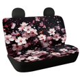 thumbnail image 1 of FUIALDOLG Cherry Blossom Car Back Seat Covers, Set of 2 Pieces Protective Cushion for Auto Interior, Dirt and Pet Fur Resistant, 1 of 7