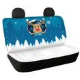 thumbnail image 1 of FUIALDOLG Christmas Car Back Seat Covers with Reindeer Print, Set of 2 Pieces Washable Covers for Auto Interior, Trucks and Sedans, 1 of 4