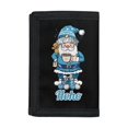 thumbnail image 1 of FUIALDOLG Christmas Polyester Children's Trifold Wallet with Santa Claus Pattern, Foldable Youth Wallet for Outdoor and Travel, 1 of 7