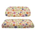thumbnail image 1 of FUIALDOLG Colorful Floral Print Univesal Seat Covers for Golf Cart Ezgo Ordinary Seats, Breathable Cloth Fashion Appearance Golf Cart Accessories, No Need Detaching Armrests, 1 of 8