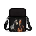 thumbnail image 1 of FUIALDOLG Crossbody Purse Two Horses Portrait Theme Portable Cross Body Purse for Travel, Polyester Zipper Crossbody Bags, 1 of 7