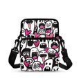 thumbnail image 1 of FUIALDOLG Crossbody Purse for Travel, Portable Leakproof Crossbody Bag for Women Cartoon Monster Hearts Crossbody Bags, 1 of 7