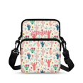 thumbnail image 1 of FUIALDOLG Crossbody Purse for Work, with Zipper Double Deck Crossbody Bag for Women Cactus Flower Crossbody Bags, 1 of 7