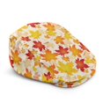 thumbnail image 1 of FUIALDOLG Fall Maple Leaf Print Flat Cap, Adjustable Retro Beret Hat Lightweight Newsboy Hat for Driving Summer, 1 of 4