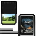 thumbnail image 1 of FUIALDOLG Forest Camping Wolf RV Door Window Shade 17.3'' x 26'', Half-Fold Design RV Window Cover with UV Protection and Privacy Features for Campers, Travel Trailers, Hook and Loop Design, 1 of 7