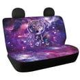 thumbnail image 1 of FUIALDOLG Galaxy Wolf Dreamcatcher Rear Bench Seat Covers for Cars, 2 Piece Dustproof Back Seat Covers Easy to Install Durable Bench Covers for Auto Interior, 1 of 4