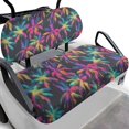thumbnail image 1 of FUIALDOLG Golf Seat Covers for Cart Universal Fit Club Car Precedent Color Tropical Palm Trees Print Breathable Golf Cart Bench Seat Covers Washable Fashion Accessories, 1 of 8