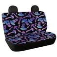 thumbnail image 1 of FUIALDOLG Gradient Mushroom Car Rear Bench Seat Covers, 2 Pieces Full Wrap Back Seat Covers with Elastic Edge for Auto Truck Interior, 1 of 4