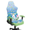 thumbnail image 1 of FUIALDOLG Happy Easter Day Theme Office Chair Covers Cute Rabbit Gamming Chair Covers with Zipper Non-slip Stain Resistant Furniture Protector 4 Pcs, 1 of 9