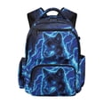 thumbnail image 1 of FUIALDOLG Howling Wolf Girls Backpacks with traspirante, Adjustable Shoulder Straps Lightweight 17 Inch School Bag for Back to School Commute, 1 of 10