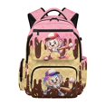 thumbnail image 1 of FUIALDOLG Ice Cream Cartoon Baseball Breathable Padded Straps Elementary Schoolbag for Back to School Travel, Lightweight Large Capacity 600D Polyester Book Bag, 1 of 10