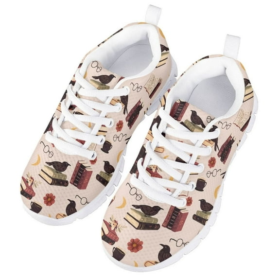 FUIALDOLG Kids Sneakers for Girls Tennis Shoes Unisex Athletic Running Cushion Lightweight Sneaker Comfy Walking