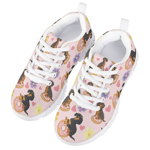 FUIALDOLG Kids Tennis Running Shoes for Children Athletic Sports Gym Lightweight Casual Walking Wide Shoes School Sneakers