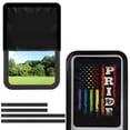 thumbnail image 1 of FUIALDOLG LGBT RV Door Window Shade, Pride Rainbow Flag Foldable Hook and Loop Fastener RV Blackout Window Cover, UV Rays Protection for Camper Trailer Door, Light-resistant Fabric, 1 of 7