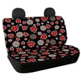 thumbnail image 1 of FUIALDOLG Ladybug Daisy Floral Pattern, Non-Slip Car Back Seat Covers 2 Pack Waterproof Stretch Rear Bench Seat Cover for Interior Travel, 1 of 7
