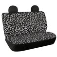 thumbnail image 1 of FUIALDOLG Leopard Print Rear Bench Seat Covers for SUV, 2 Piece Non-Slip Back Seat Covers, Easy to Install Durable Waterproof Seat Protectors for Truck Sedan, 1 of 4