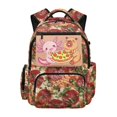 thumbnail image 1 of FUIALDOLG Lightweight 17 Inch Multi Pocket School Backpack, 600D Polyester Durable Bookbag for Primary School Students, 1 of 9