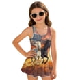 thumbnail image 1 of FUIALDOLG Little Girl One-piece Bathing Suit Black and White Horse Swimsuit with Skirt Age 3-14,Kids One-piece Bathing Suit Cute Sleeveless Tank Tops Swimsuit for Holiday Party Pool Parties 10-11Y, 1 of 7