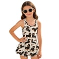 thumbnail image 1 of FUIALDOLG Little Girls Cartoon Dachshund Dog Swimwear Girl's One Piece Swimsuit with Skirt Sleeveless A-line Swim Dress Comfort Toddler Wide Strap SwimsuitsTeens Beach Outfits for Pool Party 12-13Y, 1 of 7