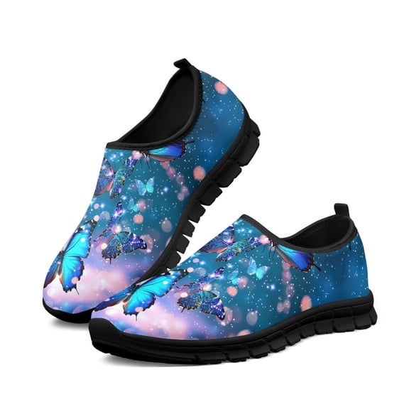 FUIALDOLG Loafers for Women Wide Clipper Sneaker Causal Comfy Walking Shoes Breathable Padded Insole Low Slip on Sneakers