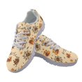 thumbnail image 1 of FUIALDOLG Maple Leaf Music Pattern Mens Sports Tennis Shoes, Lightweight Anti-Slip Running Sneakers for Gym Camping, 1 of 11