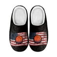 thumbnail image 1 of FUIALDOLG Men's Flannel Lined Slippers Warm Non-slip Slippers Slip-on House Shoes for Indoor Outdoor, 1 of 7