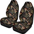 thumbnail image 1 of FUIALDOLG Mushroom Moon Botanical Print Car Accessories Protectors for Women, Full Set of 2 Car Seat Covers Washable Stretch Vehicle Seat Covers, 1 of 8