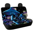 thumbnail image 1 of FUIALDOLG Mushroom Snail Starry Full Wrap Rear Bench Car Seat Cover, Comfortable Stretch Back Seat Cover Protector for Automotive Interior, 1 of 4