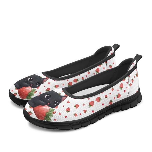 CHAQLIN Office Shoes for Women Business Loafers Work Casual Flats Shoes Comfortable Lightweight Penny Shoes Slip On Walking Shoes Valentine's Day Gift