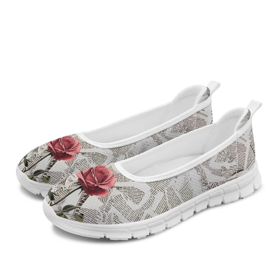 FUIALDOLG Office Shoes for Women Business Loafers Work Casual Flats Shoes Comfortable Lightweight Penny Shoes Slip On Walking Shoes