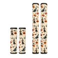 thumbnail image 1 of FUIALDOLG Oil-proof Decorative Microwave Dishwasher Door Cloth Protector with Protective Refrigerator Door Handle Cover for Kitchen, Halloween Witch Pumpkin, 1 of 7