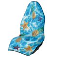 thumbnail image 1 of FUIALDOLG Pineapple Starfish Water Car Seat Towel Cover Universal, for Automotive Seat Covers and Liner Suitable for Vans and Trucks, 1 of 7