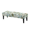 thumbnail image 1 of FUIALDOLG Pinecone Print Rectangle Bench Cover, Stretch Washable Long Dining Bench Slipcover with Elastic Edge Removable Seat Cushion Protector for Patio, Bedroom, Living Room, 1 of 7