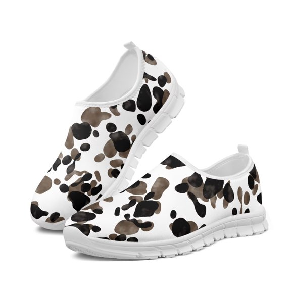 FUIALDOLG Platform Slippers Fluffy for Women Classic Low Top Fashion Sneakers Comfortable Flats Breathable Padded Insole Slip on Sneakers Nurse Shoes for Women